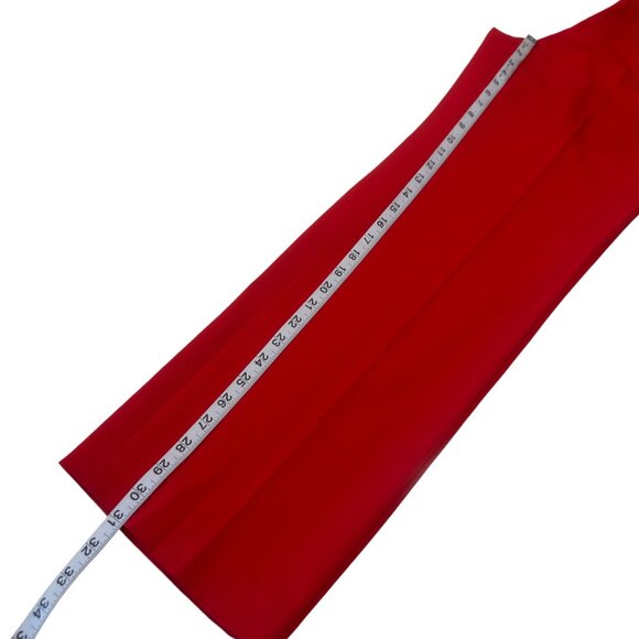 Chaus New York Women Orange Professional Trousers Pant SZ 12 Slim Straight Legs - Picture 8 of 13